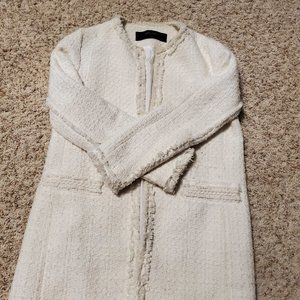 Zara creamy white jacket